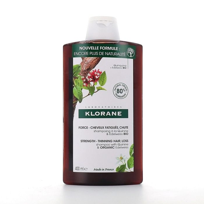 KLORANE SHAMPOING QUININ CHUT CHEVEUX 400ML
