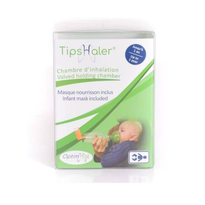 CHAMBRE D'INHALATION TIPS HALER NOURISSANT 0 A 1 AN