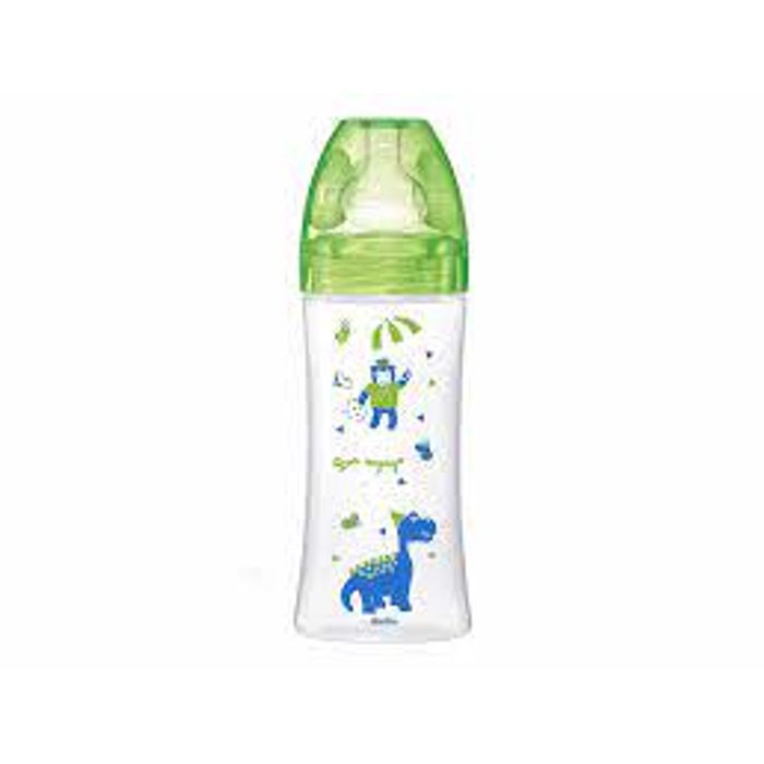 DODIE BIBERON SENS+VERT DINOSAUR 330ML
