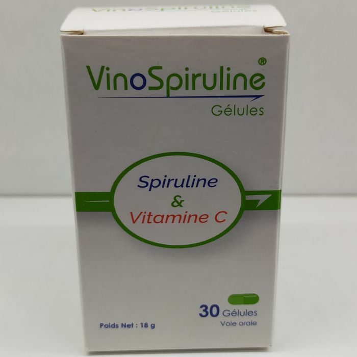 VINOSPIRULINE ET VITAMINE C 30GELULES