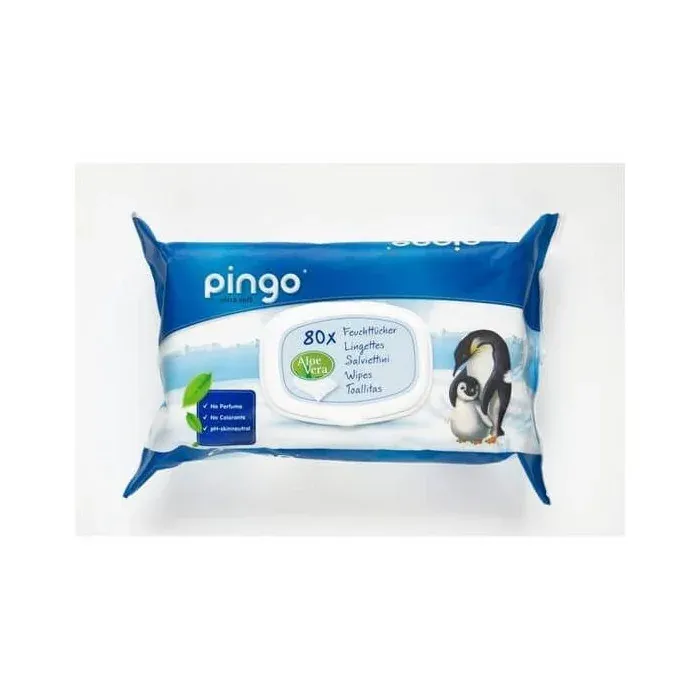 PINGO LINGETTES ULTRA SOFT A L ALOE VERA /80