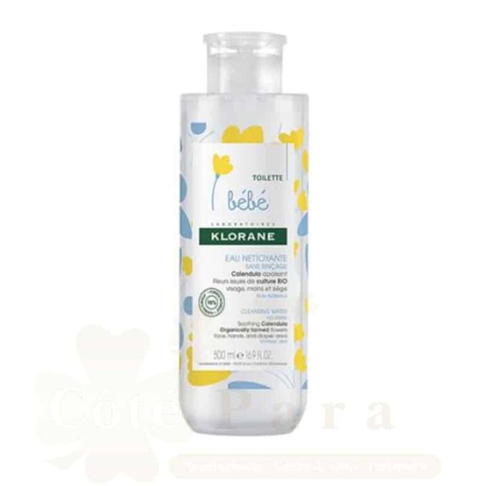 KLORANE BEBE EAU NETTOY MICELLAIRE SANS RINÇAGE 500ML