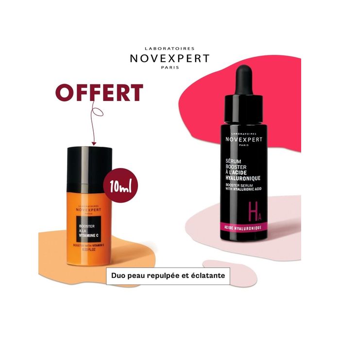 NOVEXPERT BOOSTER ACIDE HYAL30ML+MINI BOOSTER VITAMINE C10ML