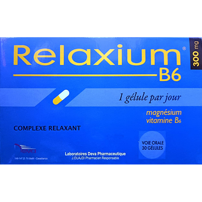 RELAXIMAF MAGNESIUM 300MG 30GELULES