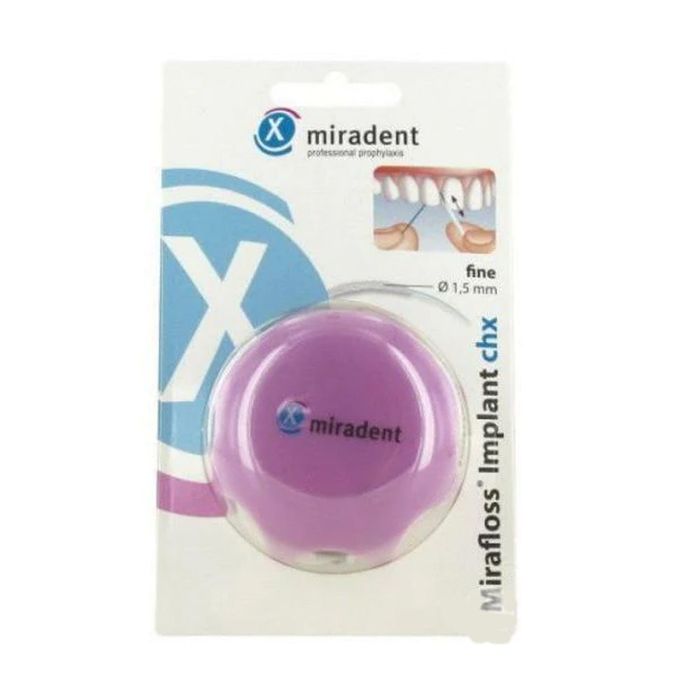 MIRADENT MIRAFLOSS IMPLANT CHX MEDIUM