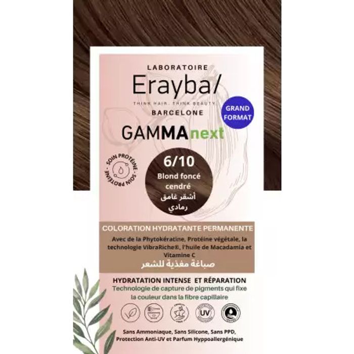 ERAYBA GAMMA NEXT 6/10BLOND FONCE CENDRE100ML