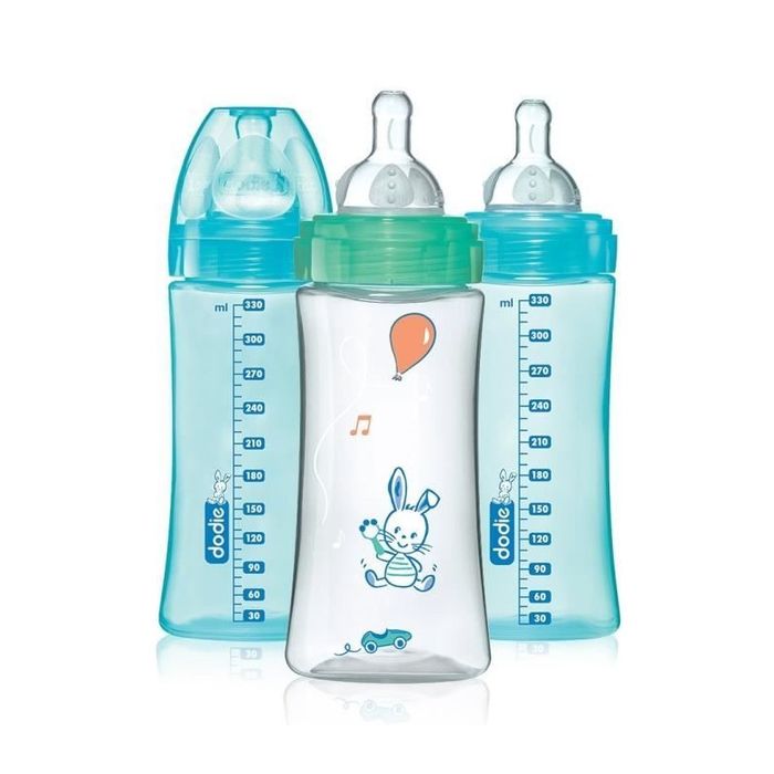 DODIE BIBERON KIT X3 EVOL 330ML GARÇON