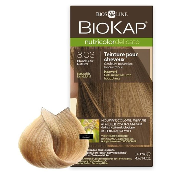 BIOKAP NUTRICOLOR DELICATO 8.03 BLD CLR NATUREL