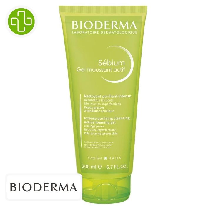Bioderma SEBIUM GEL MOUSSANT ACTIF 200ML