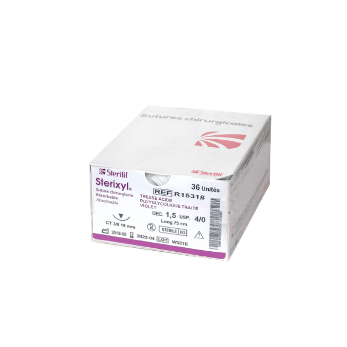 STERIXYL 3/0 CT 3/8 26MM 75CM