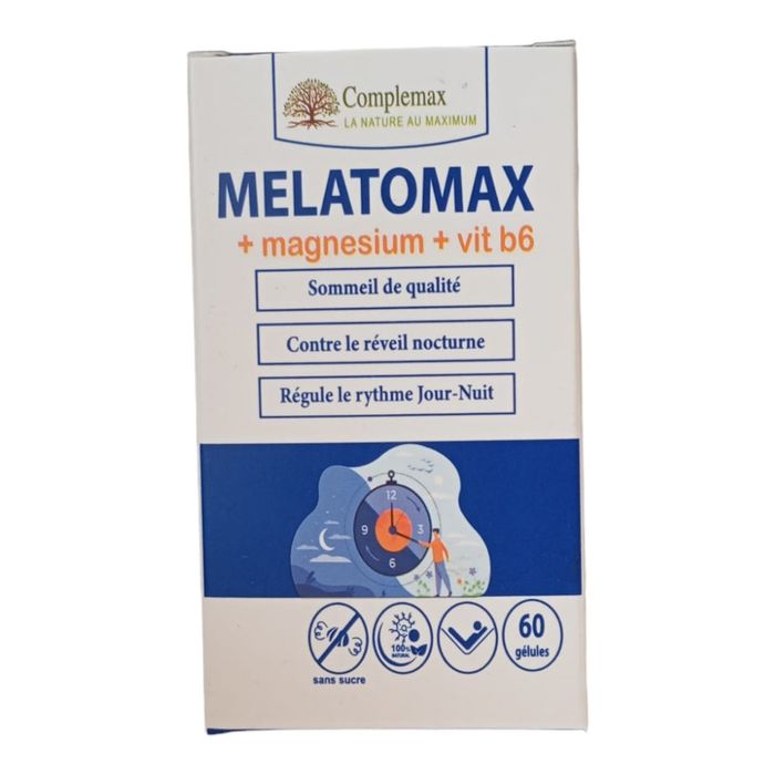 MELATOMAX+MAGNESIUM+VIT B6 60GEL COMPLEMAX