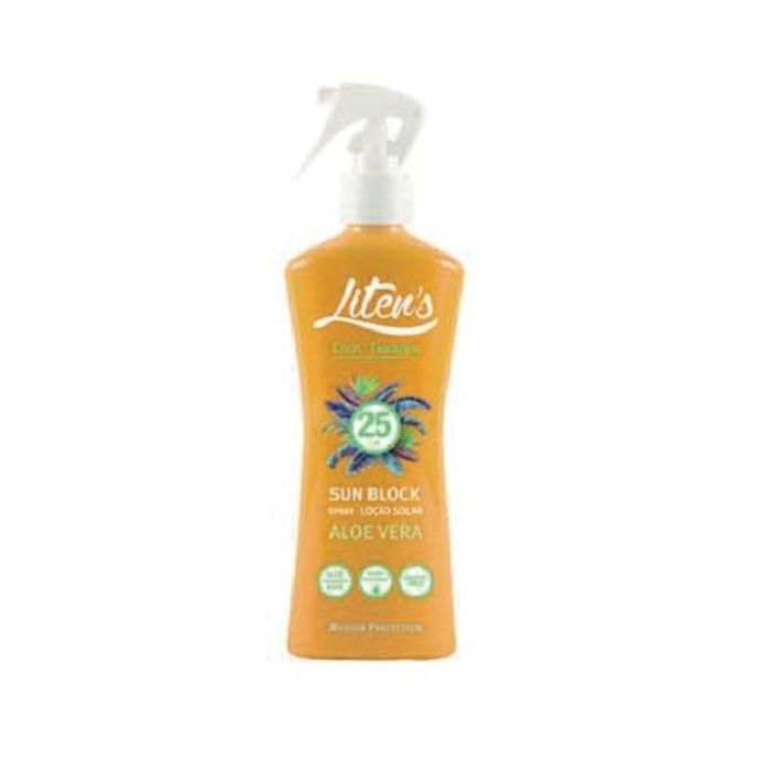 LITENS LAIT SOL ALOE VERA SPRAY SPF25 250ML