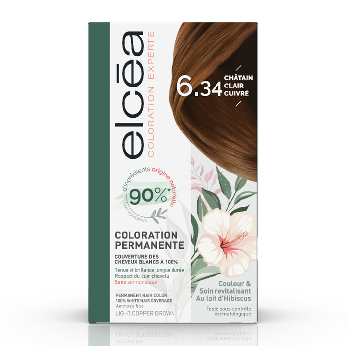 ELCEA COLOR 6.34 CHATAIN CLAIR CUIVRE