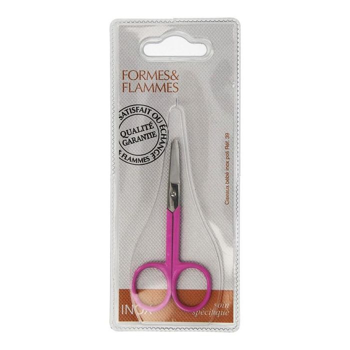 FORMES&FLAMMES CISEAUX BEBE ROSE BLEU R:39