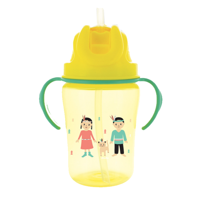 DODIE TASSE PAILLE +18M JAUNE 350ML