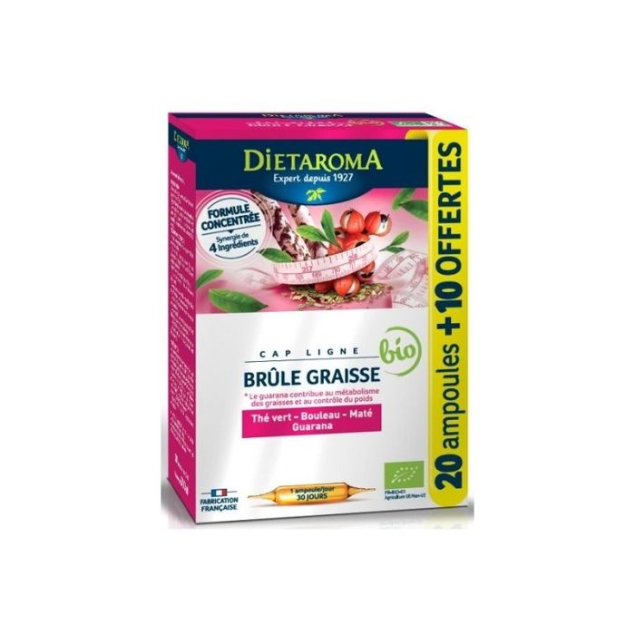 DIETAROMA BRULE GRAISSE 20 AMPOULES