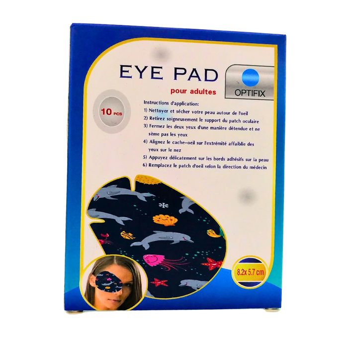 COMP OCUL OPTIFIX EYE PAD ADULTE X10
