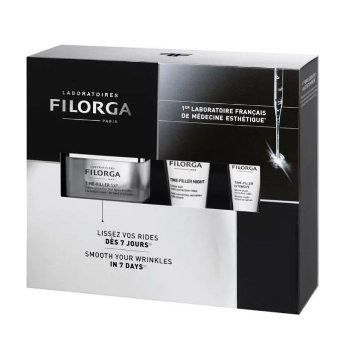 FILORGA TIME- FILLER 5XP CREME COFFRET ANTI AGE2023 CR+INT+CR NUIT