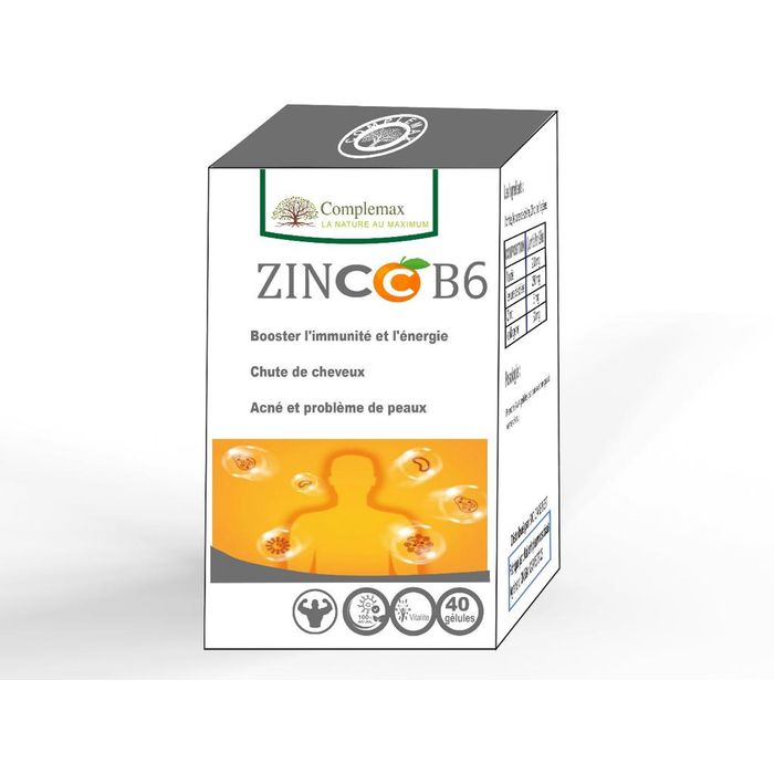 ZINC B6 40GELULES COMPLEMAX