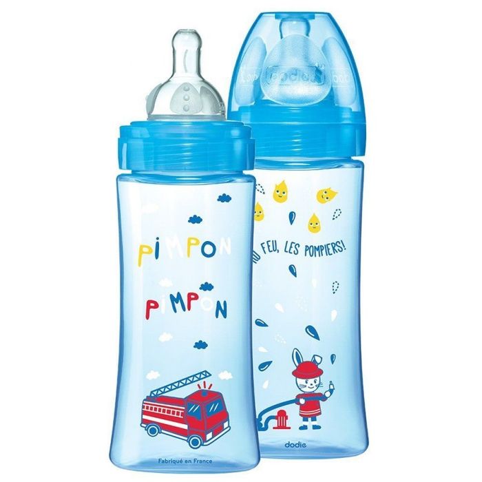 DODIE BIBERON EVOL +330ML BLEU TETINE D3