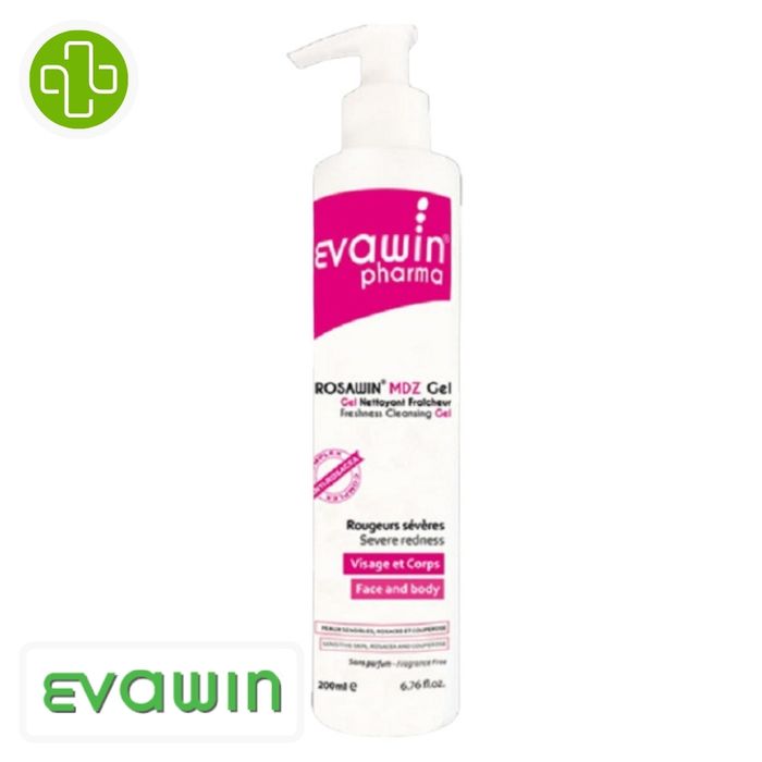 EVAWIN ROSAWIN GEL NETTOYANT FRAICHEUR VISAGE ET CORPS 200ML