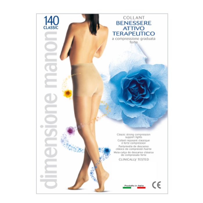 COLLANT D.MANON 140 C2 NOIR T3/4 POIDS 60-76 FORTE