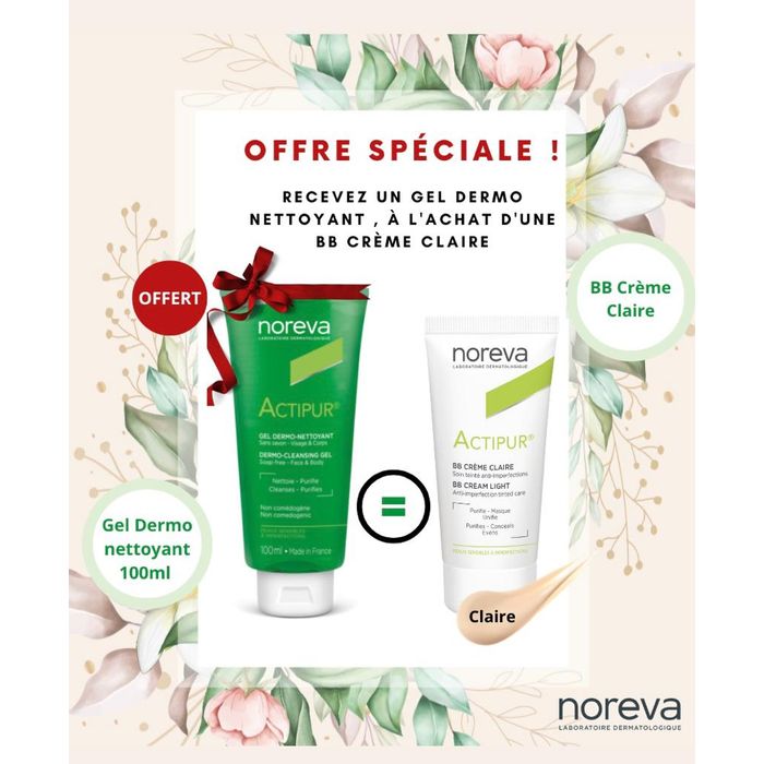 NOREVA ACTIPUR BB T.CLAIR +ACTIPUR GEL 100ML PACK