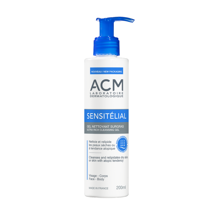 ACM SENSITELIAL GEL NETTOYANT SURGRAS 200ML