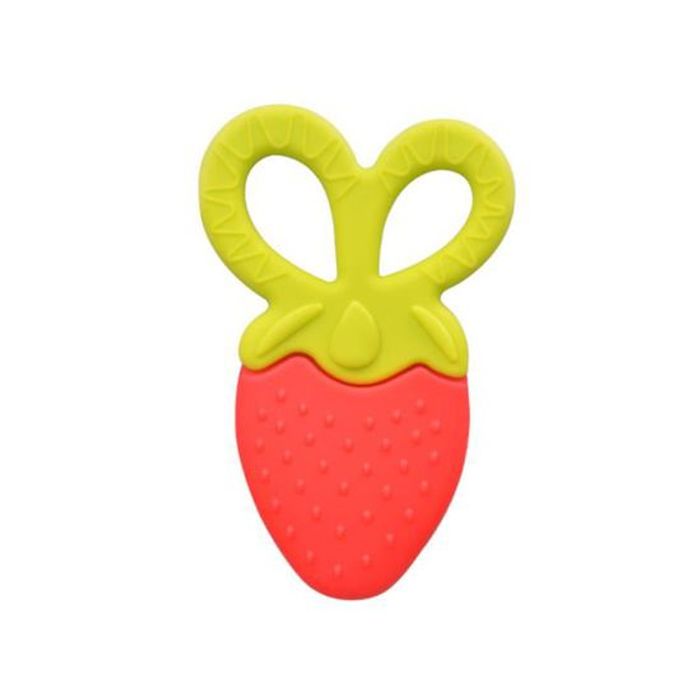NOTRE BEBE ANNEAU SILICONE FRAISE 0682