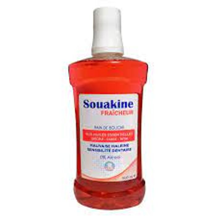 SOUAKINE FLUORE BAIN DE BOUCHE 0% ALCOOL 500ML
