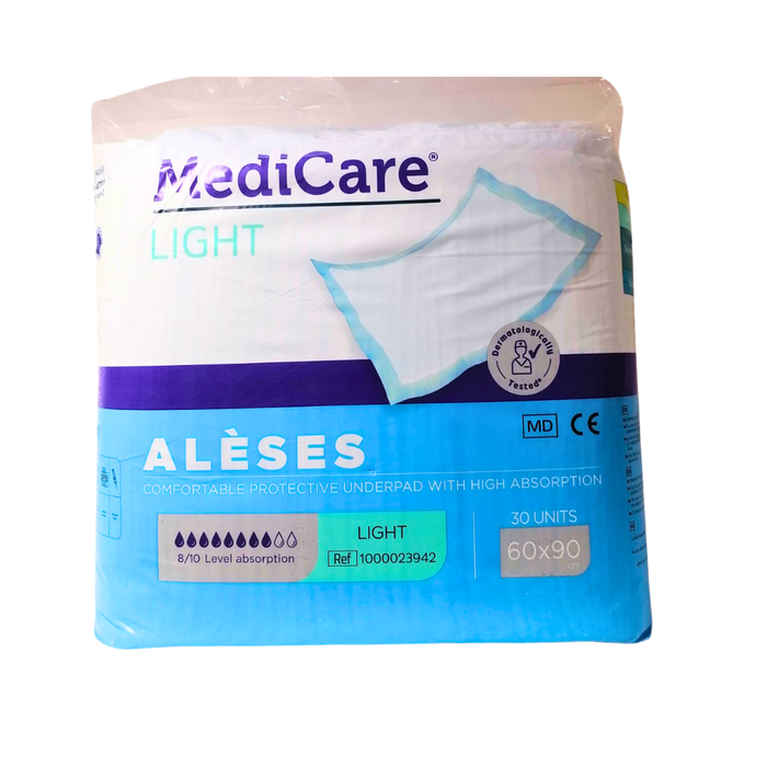 ALESE MEDICARE 60X90CM/30 LARGE8/10 LEVEL ABSORPTION5125