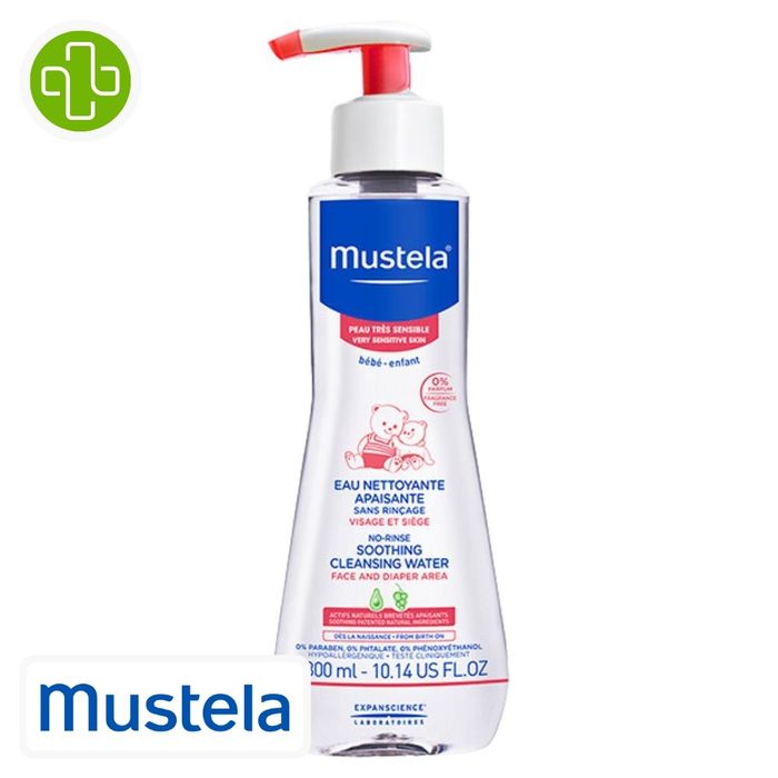 MUSTELA EAU NETOYANTE APAISANTE SANS RINCAGE 300ML