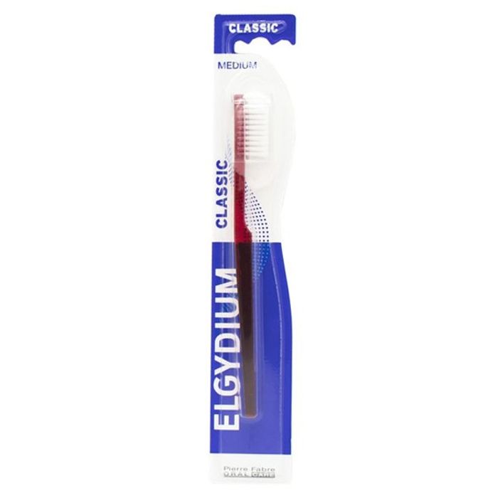 ELGYDIUM BROSSE A DENTS STAND CLASSIC MEDIUM TRANS
