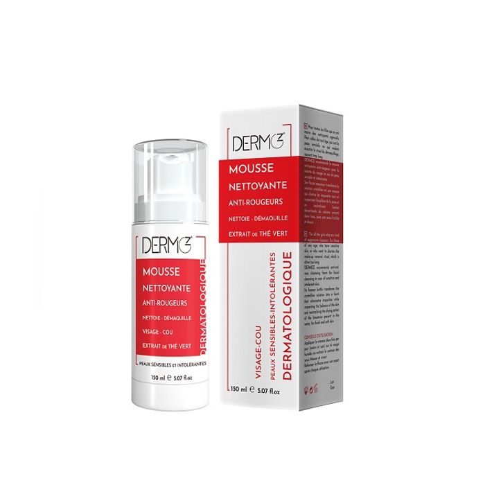 DERMOZ MOUSSE NETTOYANTE ANTI ROUGEURE 150ML