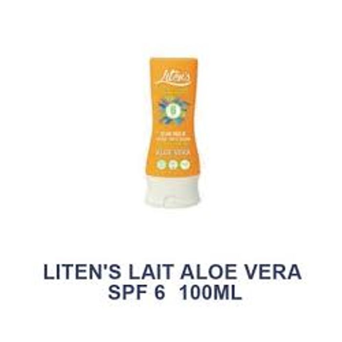 LITENS LAIT SOLAIRE ALOE VERA SPF6 100ML