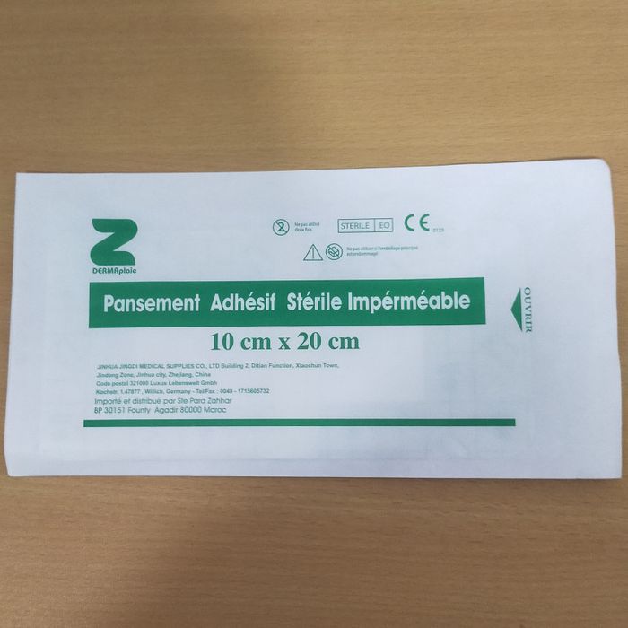 DERMAPLAIE PANSEMENT ADHES ST IMPERM 10X20CM