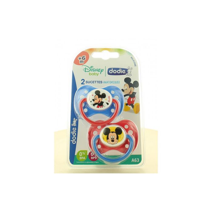 DODIE SUCETTE ANAT +6 DUO MICKEY A63
