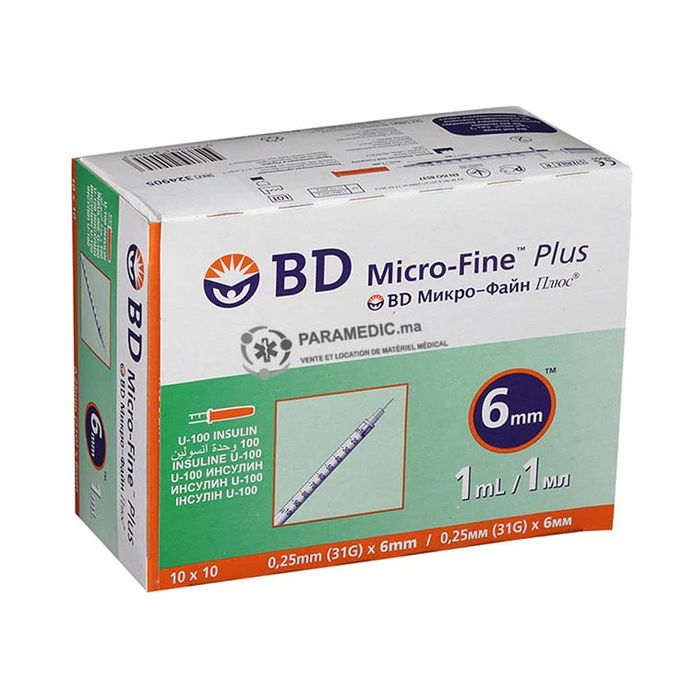 SERINGUE B.D 1ML MICROFINE
