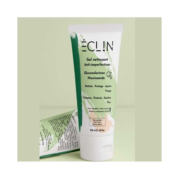 ECLIN GEL NETTOYANT ANTI IMPERFECTION PEAUX SENSIBLES/MIXTE A GRASSE 200ML