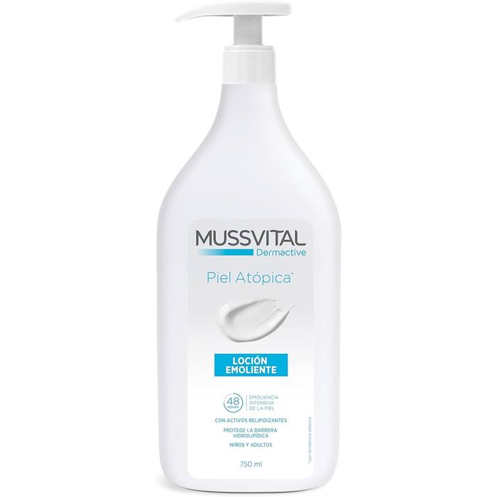 MUSSVITAL DERMACTIVE LOTION EMOLLIENT PEAUX SENSIBLES 1000ML