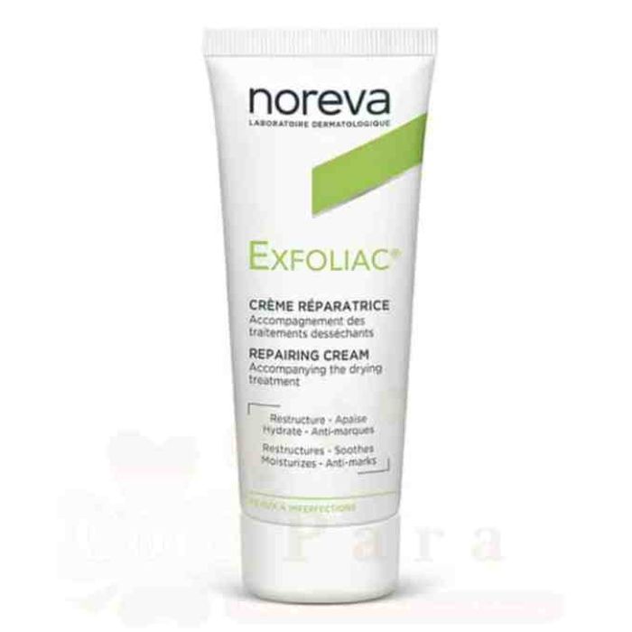 NOREVA EXFOLIAC CREME REPARATRICE HYDRATANT 40ML