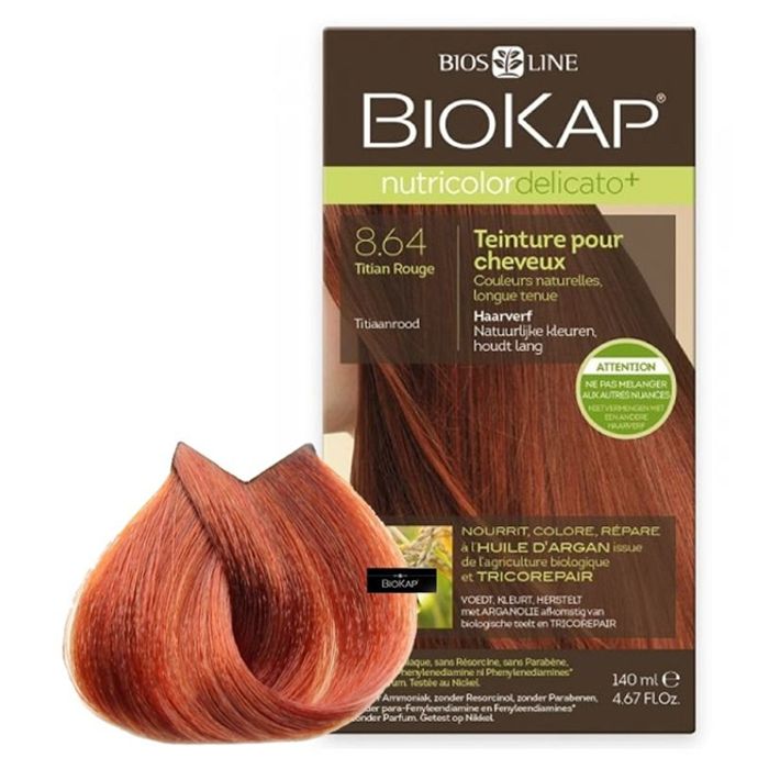 BIOKAP NUTRICOLOR DELICATO 8.64 TITIAN ROUGE
