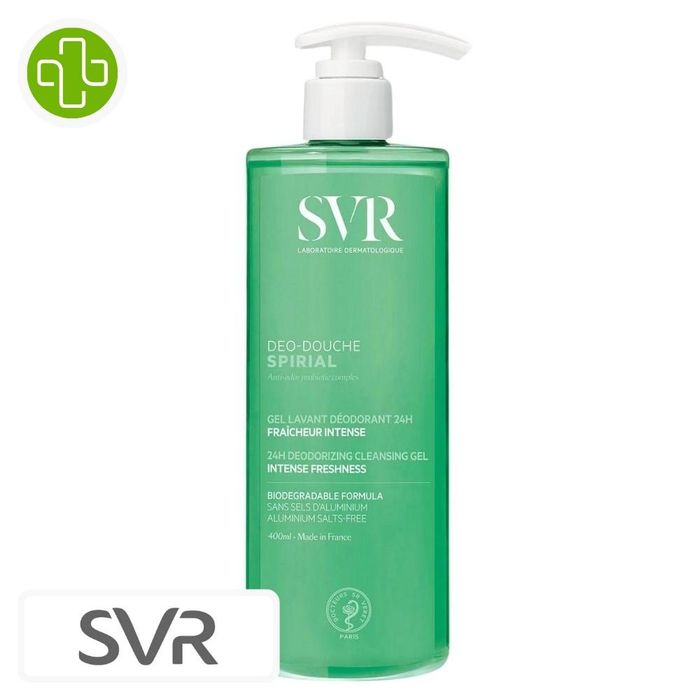 SVR SPIRIAL DEO-DOUCHE GEL LAVANT DEODORANT 400ML