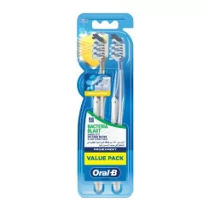 ORAL B PACK BROSSE A DENTS PRO EXPERT PLAQ BACTERIENNE 1+1 MED