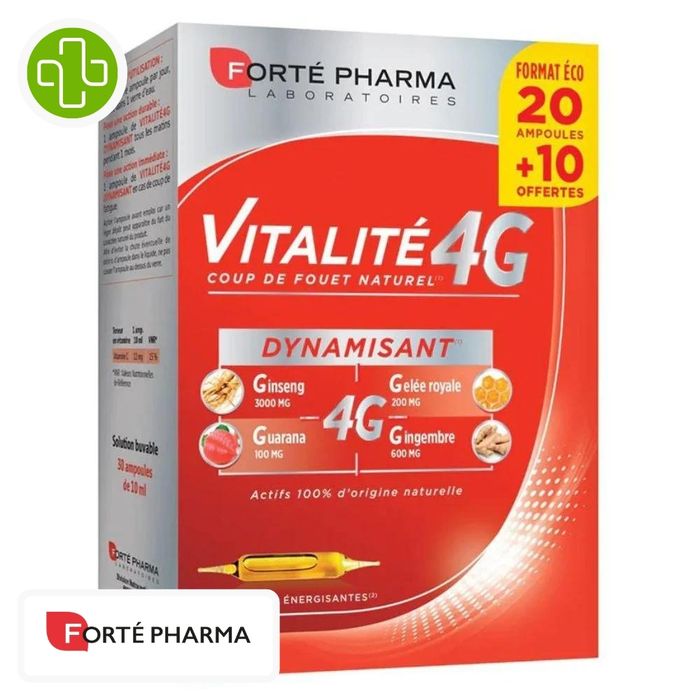 FORTE PHARMA VITALITE 4G 30AMPOULES