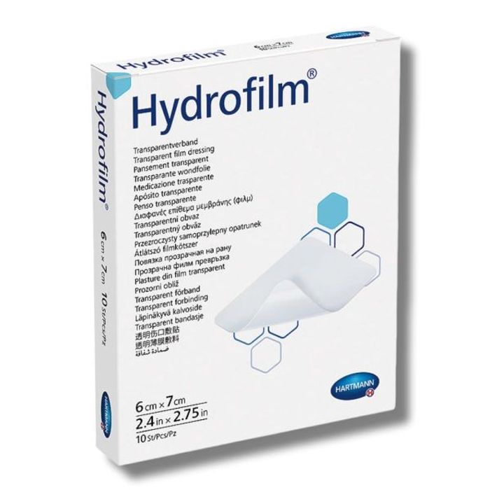 HARTMAN HYDROFILM ADESIF.TRANSPAR 6X7CM /10