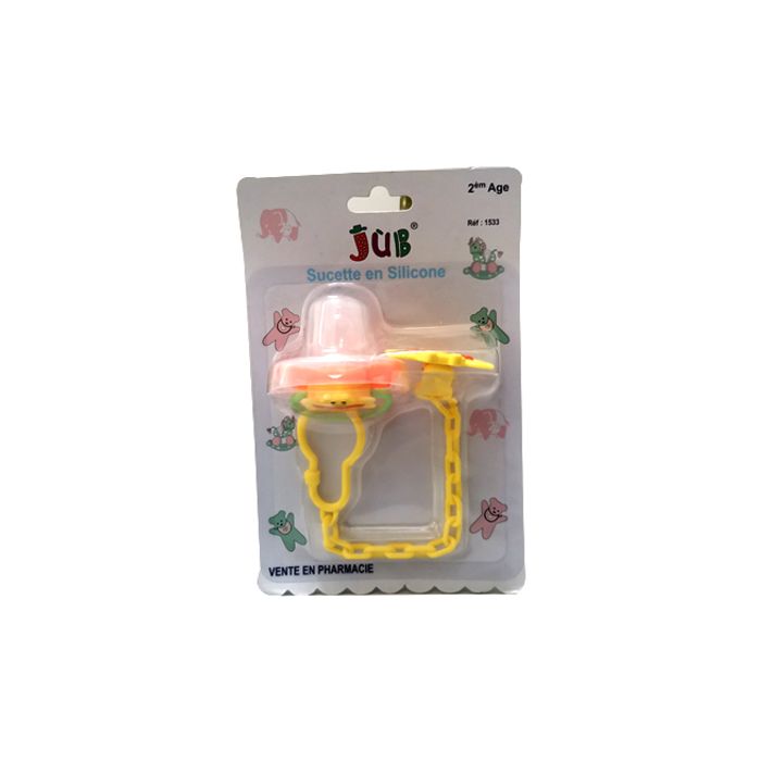 JUB SUCETTE SILICONE DECORE 2EM AGE
