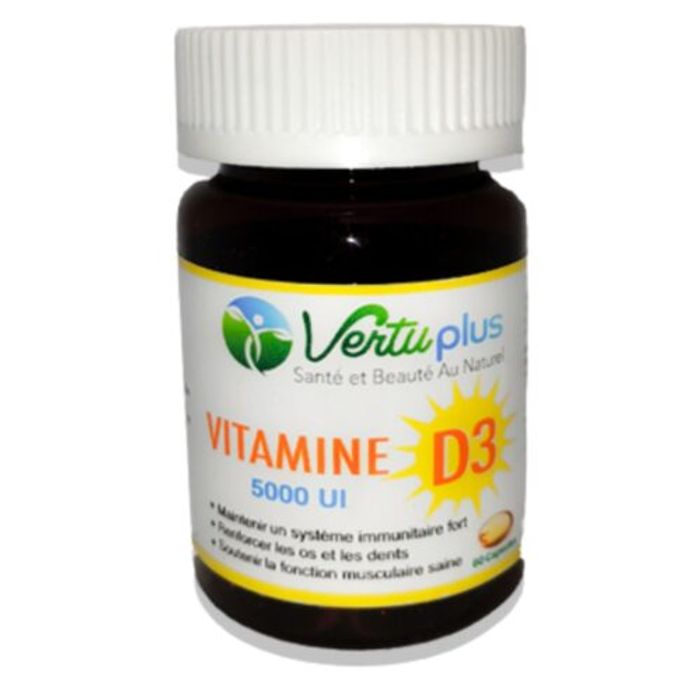 VITAMINE D3 5000 UI VERTUPLUS 60CAPS