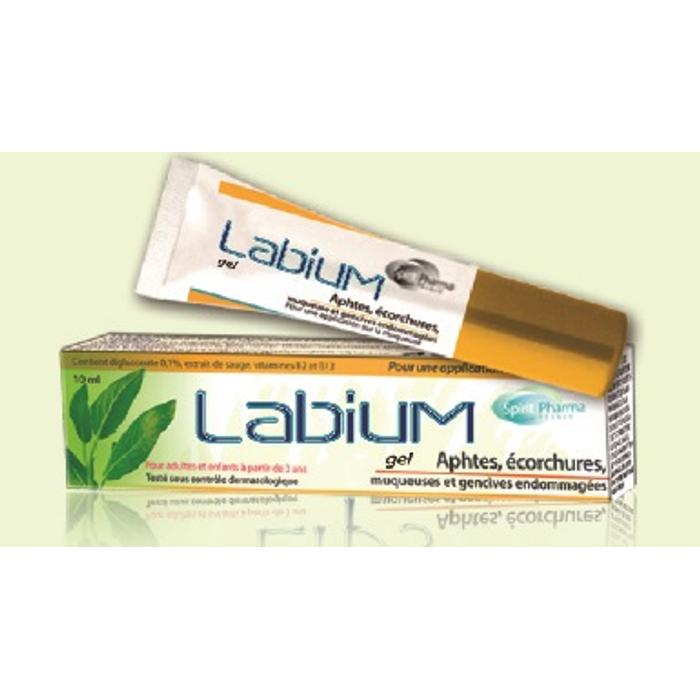 LABIUM GEL APHTES ET ECORCHURES 10ML