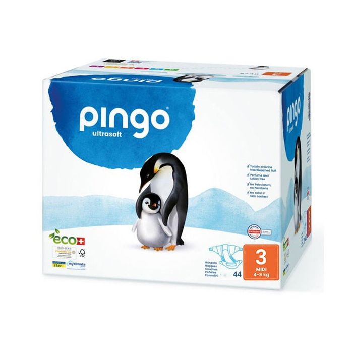 COUCHES PINGO MIDI T3 4-9KG SACHET DE 44COUCHES